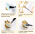 ByFashion.ru - Переводная ажурная фольга для дизайна ногтей (литья) золото